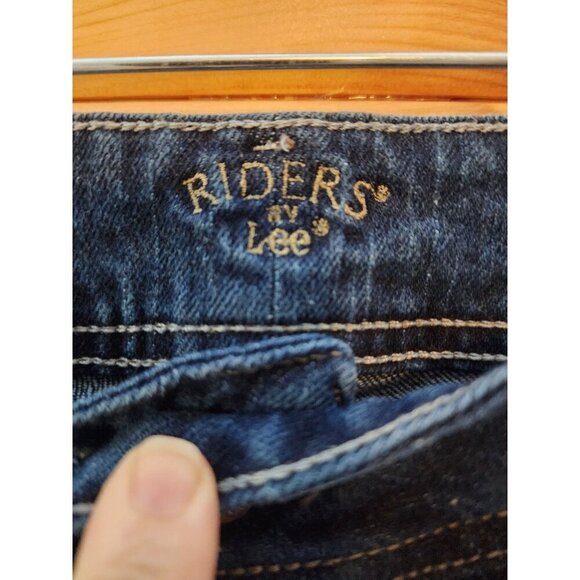 Lee Riders Jeans Women Plus Size 18 Petite Heavy Weight Straight Leg Jeans - Picture 5 of 8